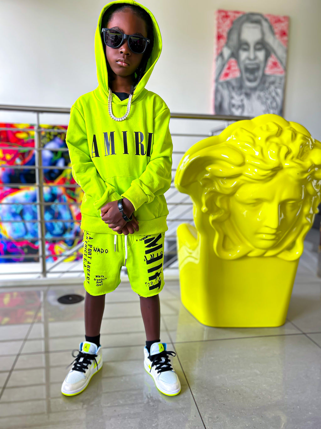 What's 🔥 in men's fashion & streetwear shrunk down for kids 😎  ShopRichBoys.com Inspo @bkflynest 💪🏽💸